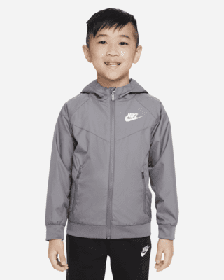 Детская куртка Nike Sportswear Windrunner Little Kids' Full-Zip для бега