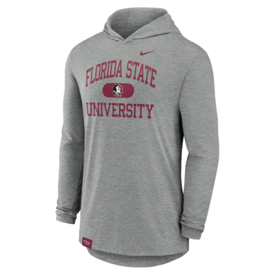 Florida State Seminoles Blitz Men's Nike Dri-FIT College Long-Sleeve Hooded T-Shirt