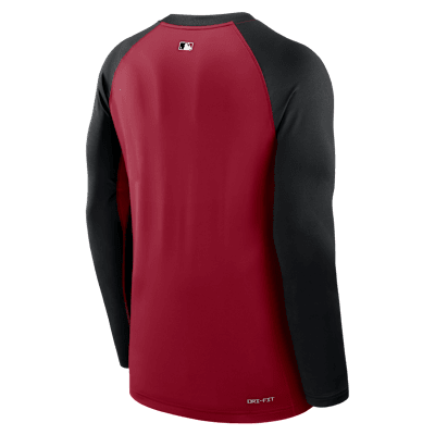 Arizona Diamondbacks Authentic Collection Game Time Men's Nike Dri-FIT MLB Pullover Crew