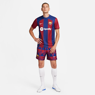 เสื้อแข่งฟุตบอลผู้ชาย Nike Dri-FIT FC Barcelona 2023/24 Stadium Home