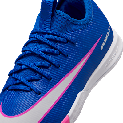 Tacos de fútbol para cancha cubierta de corte low para niños de preescolar y grandes Nike Jr. Mercurial Vapor 16 Academy