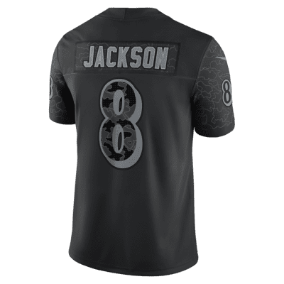 NFL Baltimore Ravens RFLCTV (Lamar Jackson) Men's Fashion Football Jersey