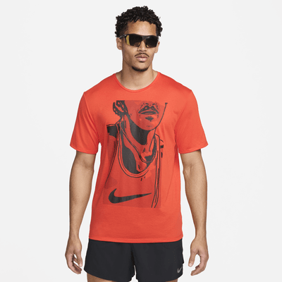 Playera de correr de manga corta para hombre Nike Rise 365 Run Energy