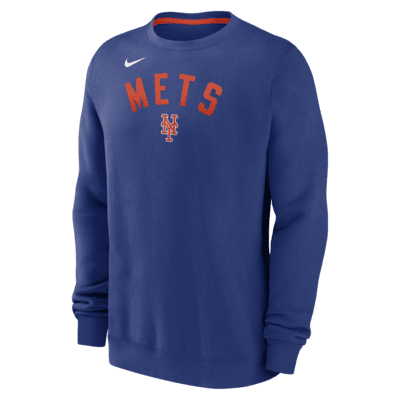 New York Mets Classic Men's Nike MLB Pullover Crew