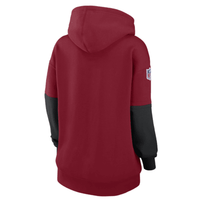 Sudadera con gorro sin cierre Nike de la NFL para mujer Arizona Cardinals Sideline Essential