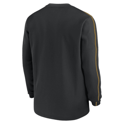 Playera de manga larga universitaria Nike para hombre Iowa Hawkeyes Sideline Coach