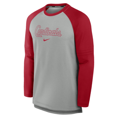 St. Louis Cardinals Authentic Collection Game Time Men's Nike Breathe MLB Long-Sleeve T-Shirt