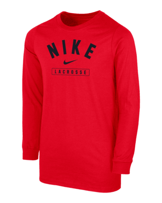 Подростковая футболка Nike Lacrosse Big Kids' (Boys') Long-Sleeve