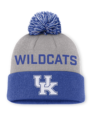 Мужские  Kentucky Primetime Peak Nike College Cuffed Pom Beanie
