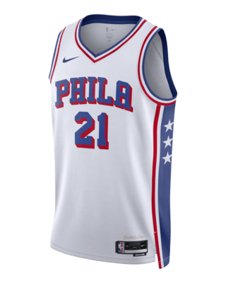 Мужские джерси Joel Embiid Philadelphia 76ers 2023/24 Association Edition Nike Dri-FIT NBA Swingman Jersey