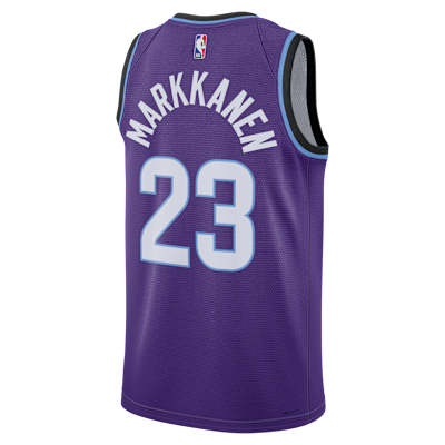 Jersey Nike Dri-FIT de la NBA Swingman para hombre Lauri Markkanen Utah Jazz 2025/26 Icon Edition