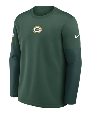 Мужская футболка Green Bay Packers Scripted To Win Sideline Coach Nike Therma-FIT NFL Long-Sleeve