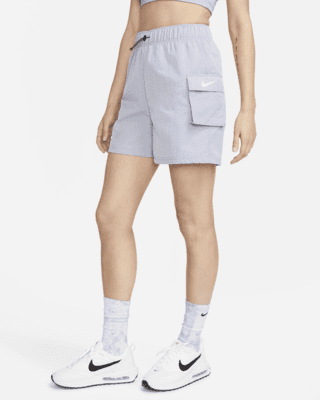 Nike Sportswear Essential Women's Woven High-Rise Shorts.