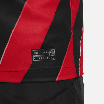 Camisola de futebol Nike Dri-FIT do equipamento principal Stadium Eintracht Frankfurt 2023/24 Júnior