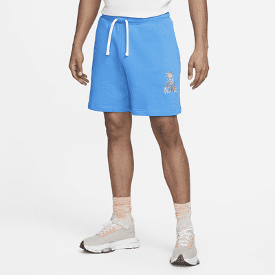 light blue nike sweat shorts