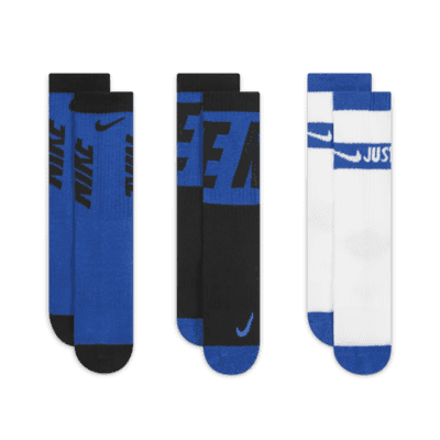 Nike Sportswear Little Kids' Crew Socks (3-Pack)