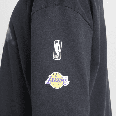 Los Angeles Lakers Essential Older Kids' (Boys') Nike NBA Max90 Long-Sleeve T-Shirt