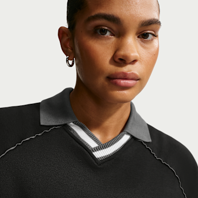 Polo con gráfico oversized para mujer Nike Sportswear Phoenix Fleece