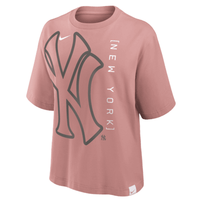 Женская футболка New York Yankees Statement Boxy