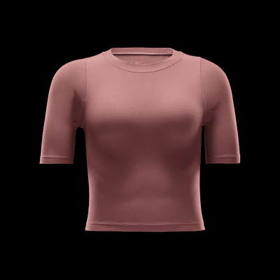 Playera de manga corta Dri-FIT para mujer Nike Zenvy Rib