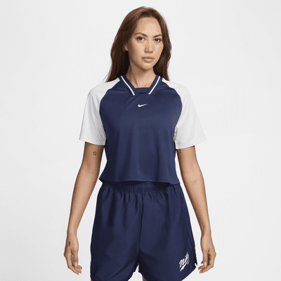 Γυναικεία κοντομάνικη crop μπλούζα Nike Sportswear Essential