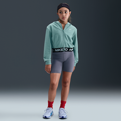 Nike Pro Fleece Sudadera con capucha y cremallera completa Dri-FIT - Niña