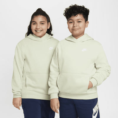 Nike Sportswear Club Fleece Big Kids' Pullover Hoodie (Extended Size)