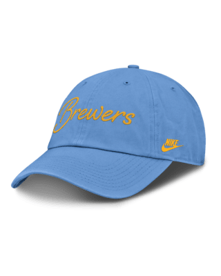 Женские  Milwaukee Brewers Cooperstown Script Nike MLB Adjustable Hat