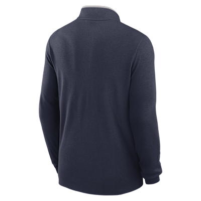 Playera de manga larga Nike Dri-FIT de la NFL de medio cierre para hombre Denver Broncos Logo Victory