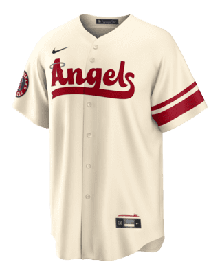 Men's Nike Shohei Ohtani Cream Los Angeles Angels 2022 City Connect Replica Player Jersey, 4XL