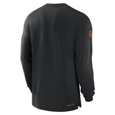 Cincinnati Bengals Sideline Player Team Issue Men’s Nike Dri-FIT Long-Sleeve Top