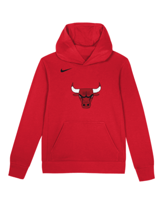 Детское худи Chicago Bulls Club Little Kids' Nike NBA Pullover Hoodie