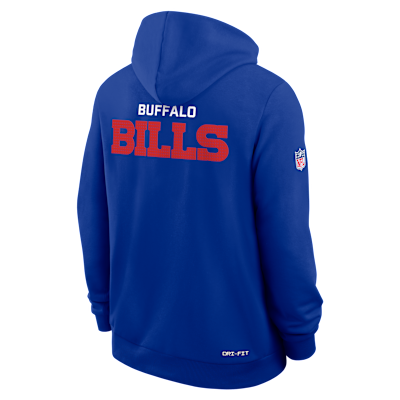 Buffalo Bills Initial Home Sideline Men's Nike Dri-FIT NFL Pullover Hoodie