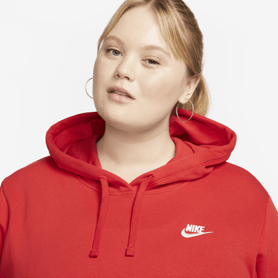 Nike Sportswear Club Fleece Women's Pullover Hoodie (Plus Size)