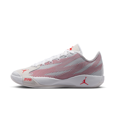 Jordan Luka 77 White/Swan/Picante Red basketball shoe
