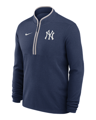 Мужские  New York Yankees Victory Nike Dri-FIT MLB 1/2-Zip Long-Sleeve Top