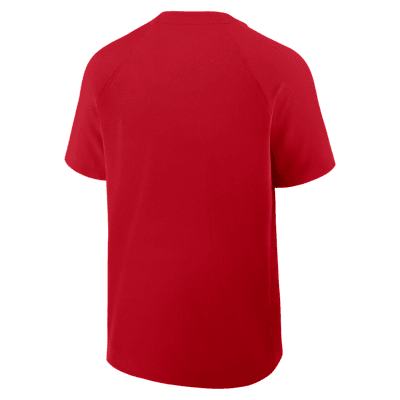 Cincinnati Reds Authentic Collection Men's Nike MLB Short-Sleeve Windshirt