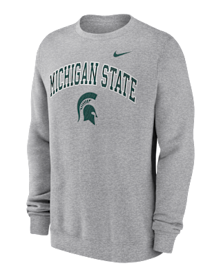 Мужские  Michigan State Arch Nike College Pullover Crew