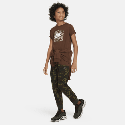 Nike Sportswear Tech Fleece-camo-joggers til større børn (drenge)