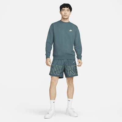 white crew neck sweatshirt nike