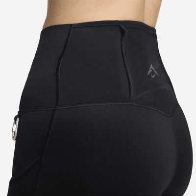 Nike Trail Go 7/8-Leggings mit Taschen, starkem Halt und hohem Bund für Damen