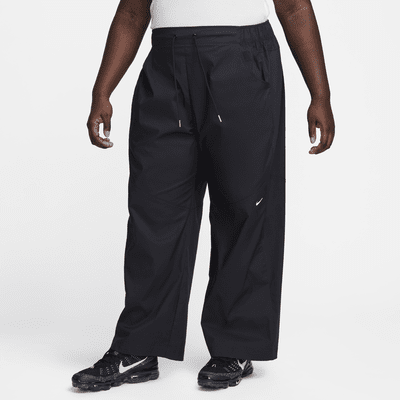 Pantalon taille haute tissé Nike Sportswear Essential pour femme (grande taille)