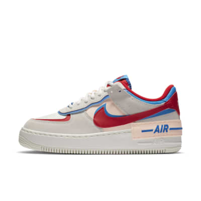 air force 1 shadow neon leather sneakers