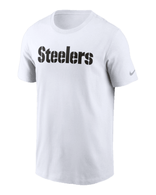 Мужская футболка Pittsburgh Steelers Primetime Wordmark Essential Nike NFL