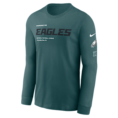 Philadelphia Eagles Play To Win Essential Men's Nike NFL Long-Sleeve T-Shirt