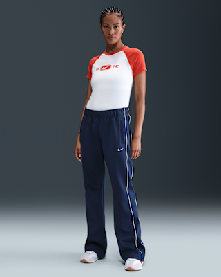 Женские  Nike Sportswear Windrunner Mid-Rise Slim Knit Pants для бега