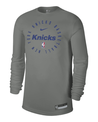 Мужская футболка New York Knicks Nike Dri-FIT NBA Long-Sleeve