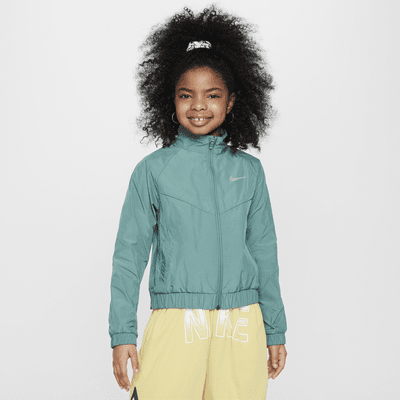 Chamarra holgada para niñas talla grande Nike Sportswear Windrunner