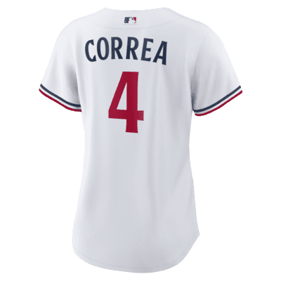 MLB Minnesota Twins (Carlos Correa) Women's Replica Baseball Jersey