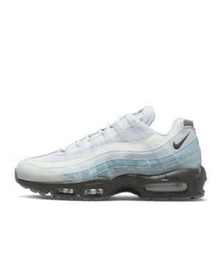 Grey Air Max 95 Og (white/emerald Green-blue) Nike Air Max 95